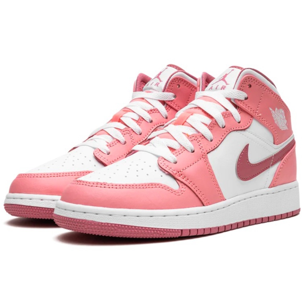 Nike RARE AIR JORDAN NWB 1 MID GS “VALENTINE'S DAY 2023". Youth 7/ W8.5 DS108